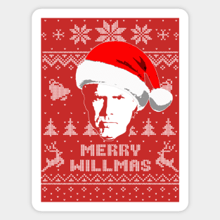 Will Ferrell Merry Willmas Sticker